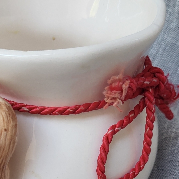 🎄Vintage, Teddy Bear, Candy Dish, Christmas - Picture 8 of 14